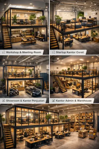 Mezzanine Ruang Kantor di Ciawi